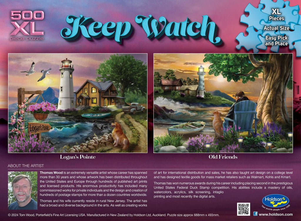 Holdson: Puzzle Old Friends - Keep Watch XL Piece Puzzle (500pc Jigsaw)