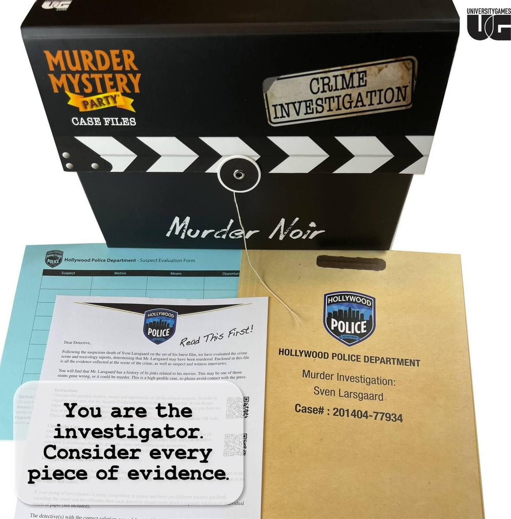 Murder Mystery Party Case Files - Murder Noir