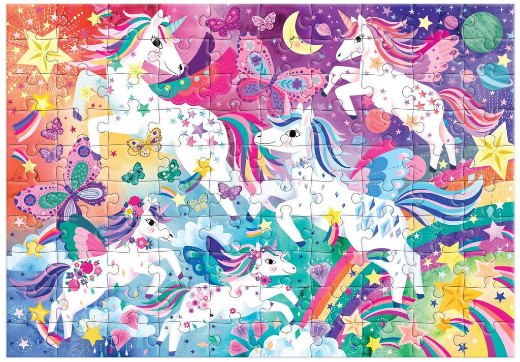 Mudpuppy: Unicorn Magic - 100 Piece Puzzle