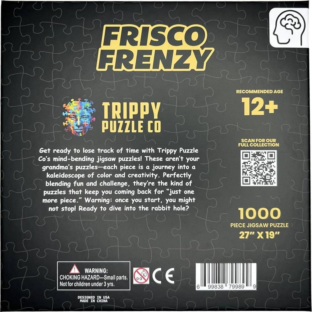 Trippy Puzzles: Frisco Frenzy Puzzle (1000pc Jigsaw)