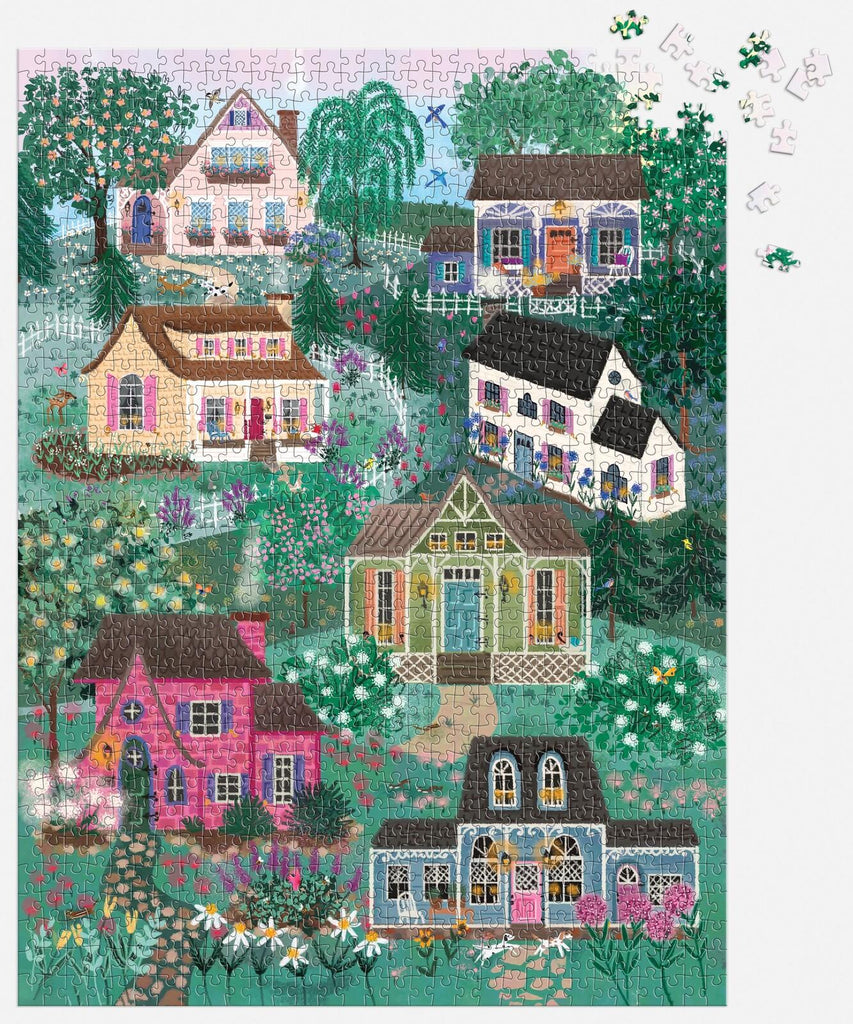 Galison: The Cottage Hills - 1000 Piece Puzzle