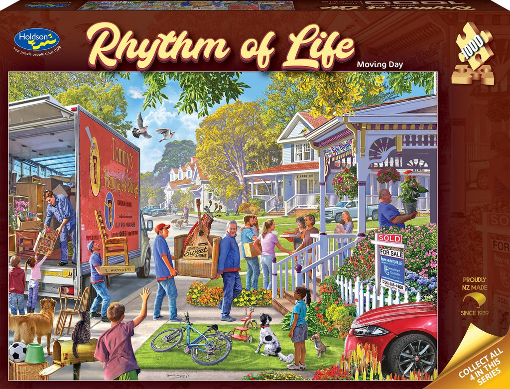 Holdson: Rhythm of Life -Moving Day Puzzle (1000pc Jigsaw)