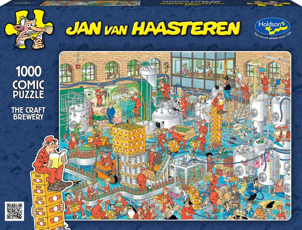 Holdson: Jan Van Haasteren - The Craft Brewery Puzzle (1000pc Jigsaw)