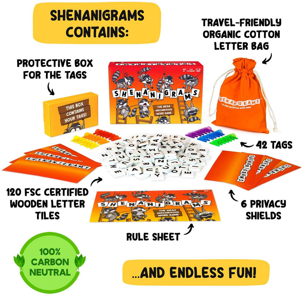 Shenanigrams - The Mega Mischievous Word Game