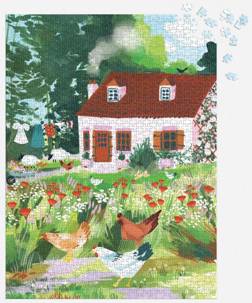 Galison: Cottage Wildflowers - 1000 Piece Puzzle