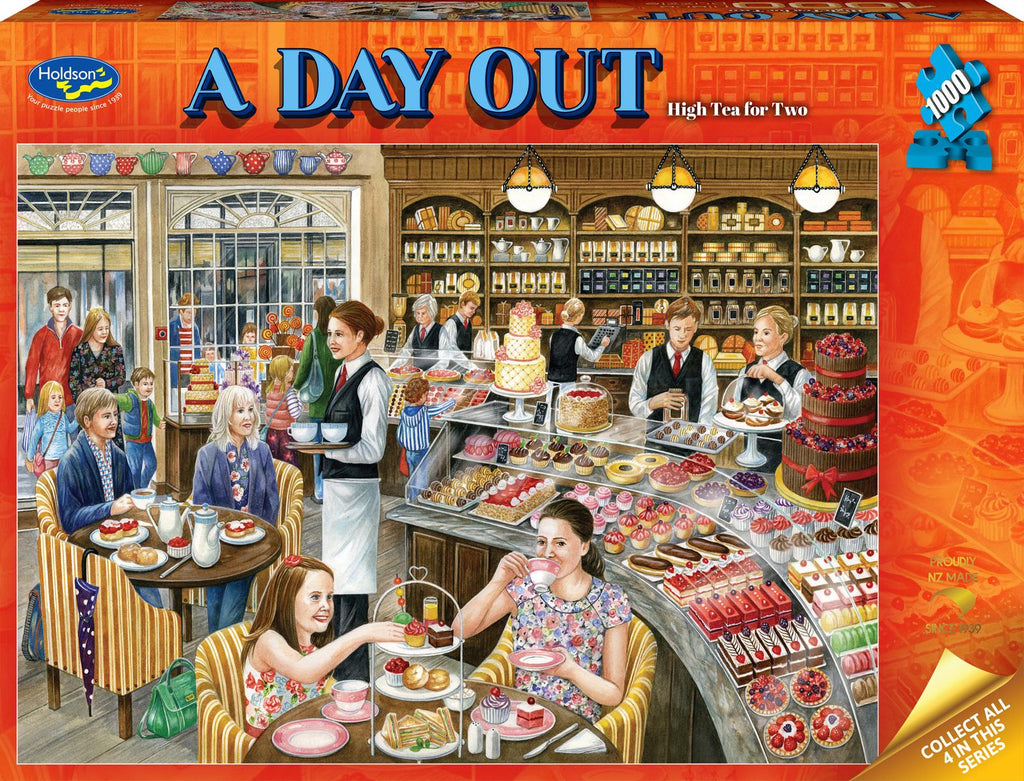 Holdson: A Day Out - High Tea for Two Puzzle (1000pc Jigsaw)