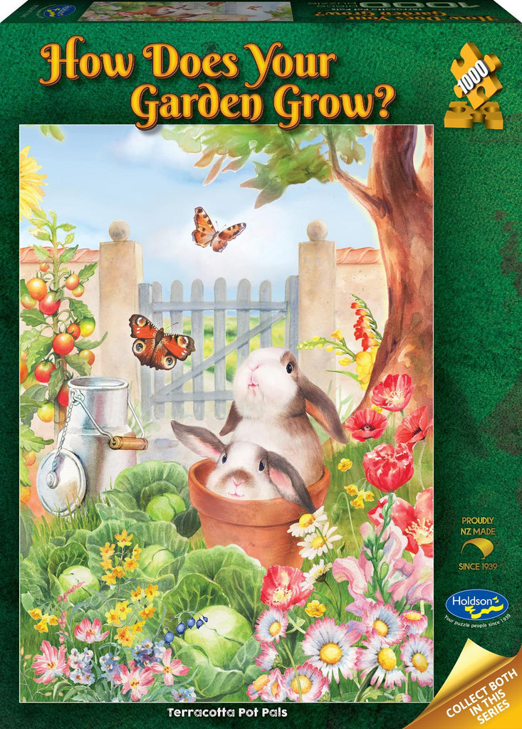 Holdson: How Does Your Garden Grow - Terracotta Pot Pals Puzzle (1000pc Jigsaw)