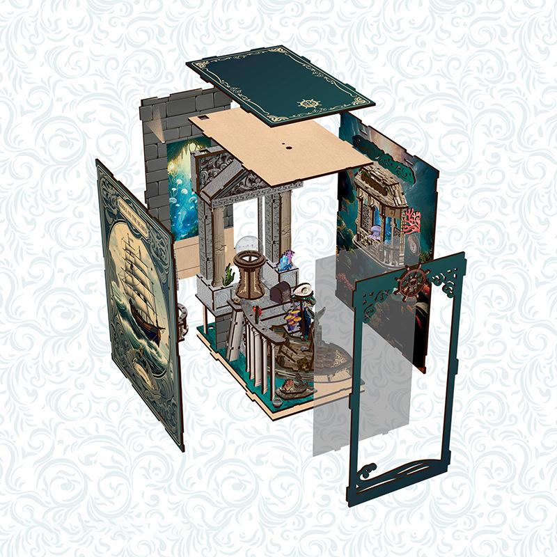 DIY Book Nook Kit with Light - Sea Explorer