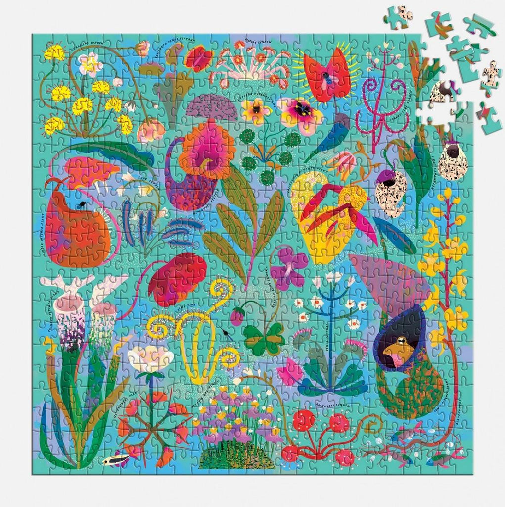 Mudpuppy: Hungry Plants - Family Puzzle (500pc Jigsaw)