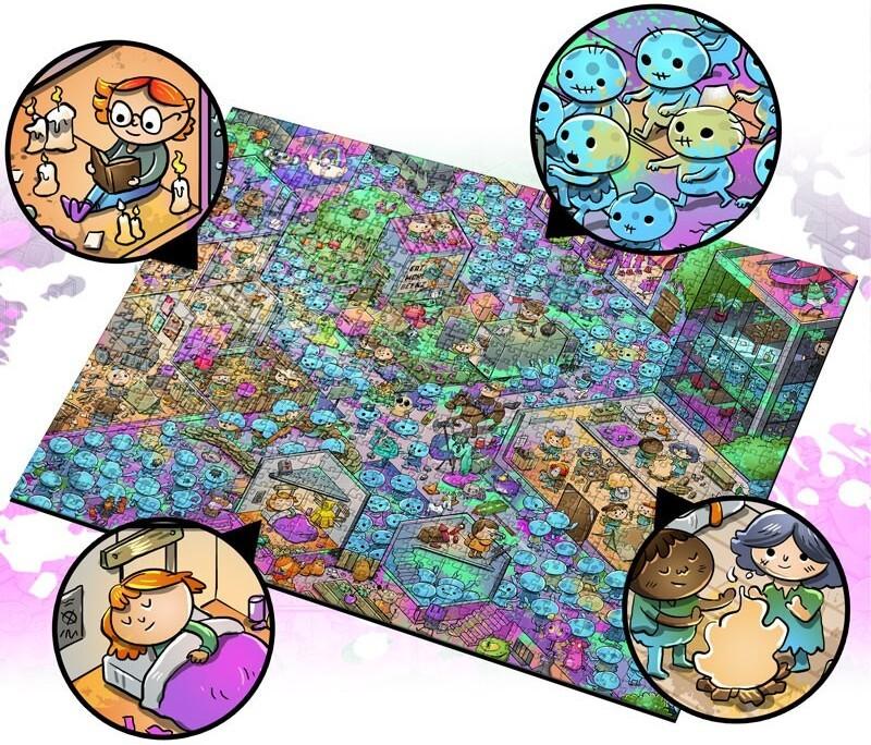 Vizzles: Zombies! Puzzle (1000pc Jigsaw)