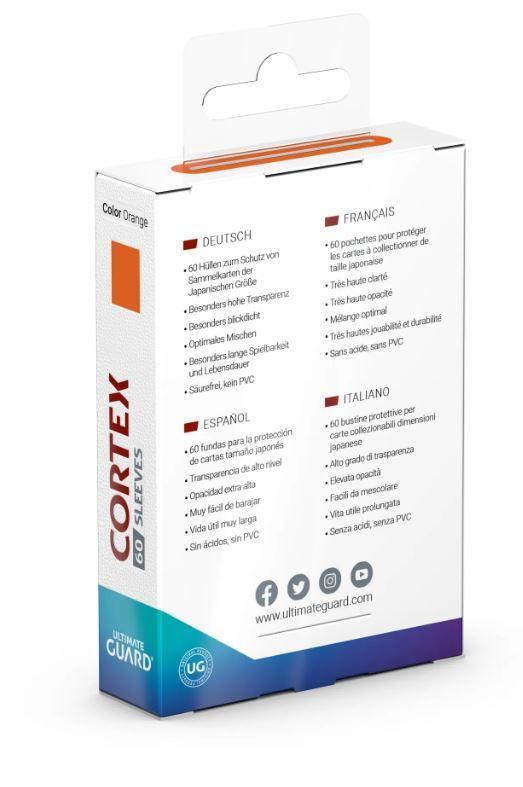 Ultimate Guard: Cortex Japanese Sleeves (60ct) - Glossy Orange