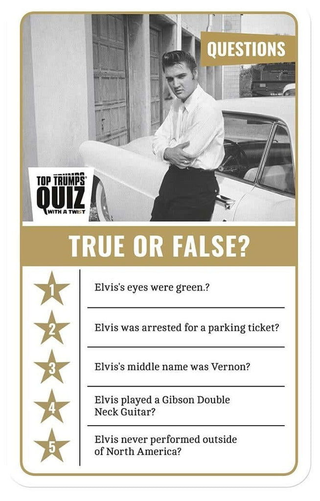 Top Trumps: Elvis Quiz