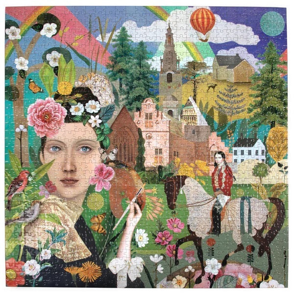 eeBoo: Artist and Daughter (1000pc Jigsaw)