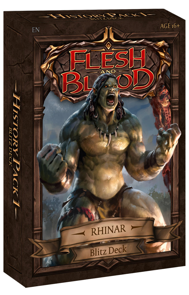 Flesh and Blood TCG: History Pack 1 Blitz Deck - Rhinar