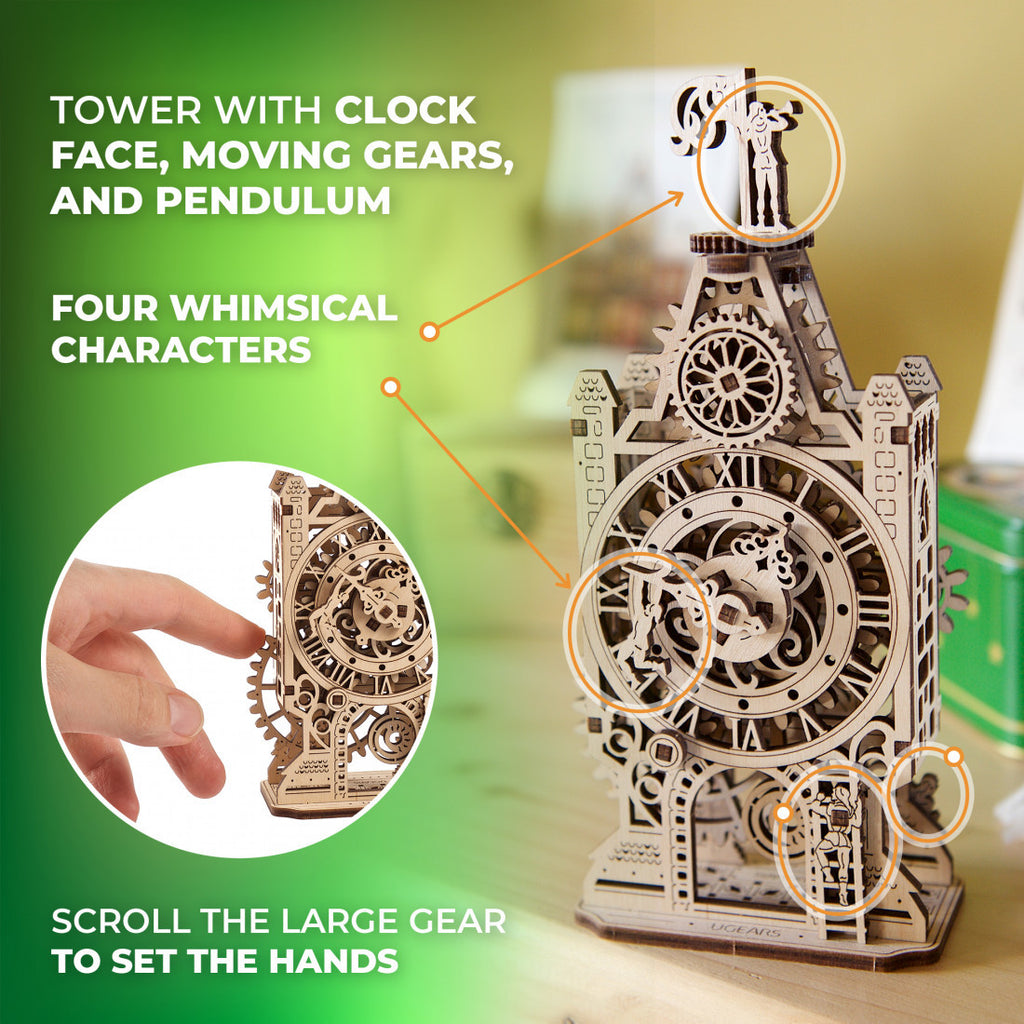 UGears: Old Clock Tower (44pc)