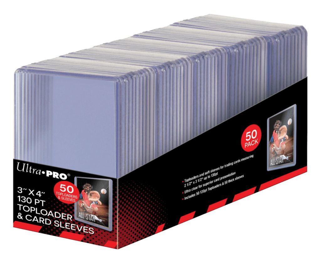 Ultra Pro: Toploader - 3" x 4" Super Thick Card Sleeves (50 Sleeves)
