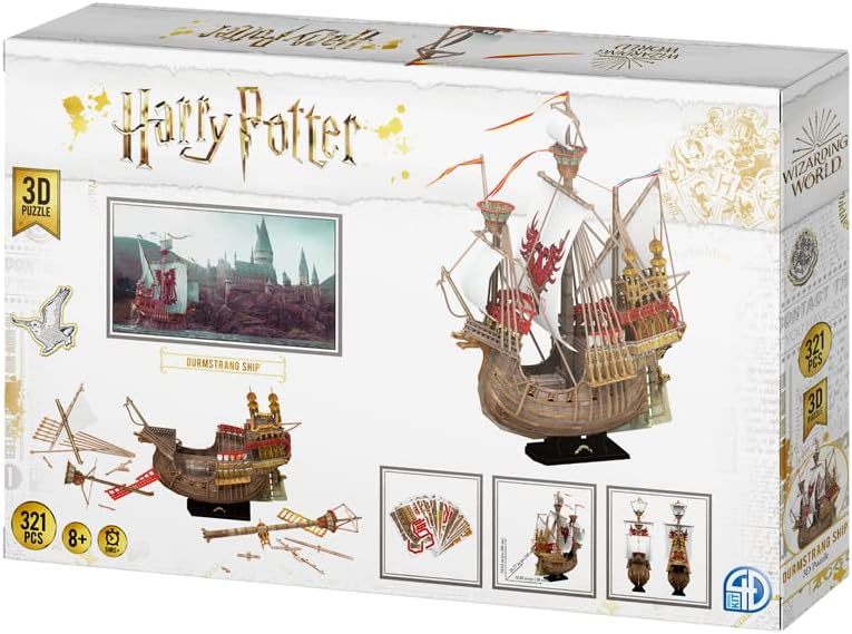 Harry Potter: 3D Paper Models - The Durmstrang Ship (207pc)