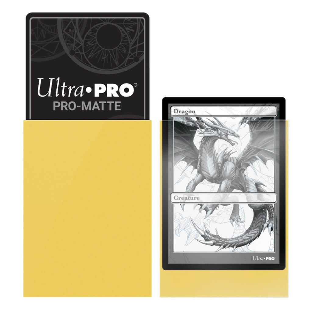 Ultra Pro Pro-Matte Standard Sleeves: Yellow (50)