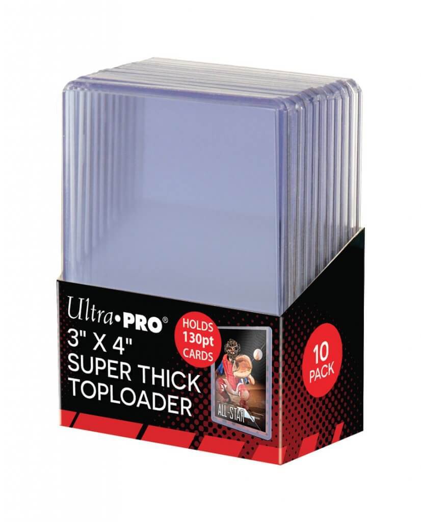 Ultra Pro: TopLoader 3x4 - Clear Regular (10pcs/130pt)