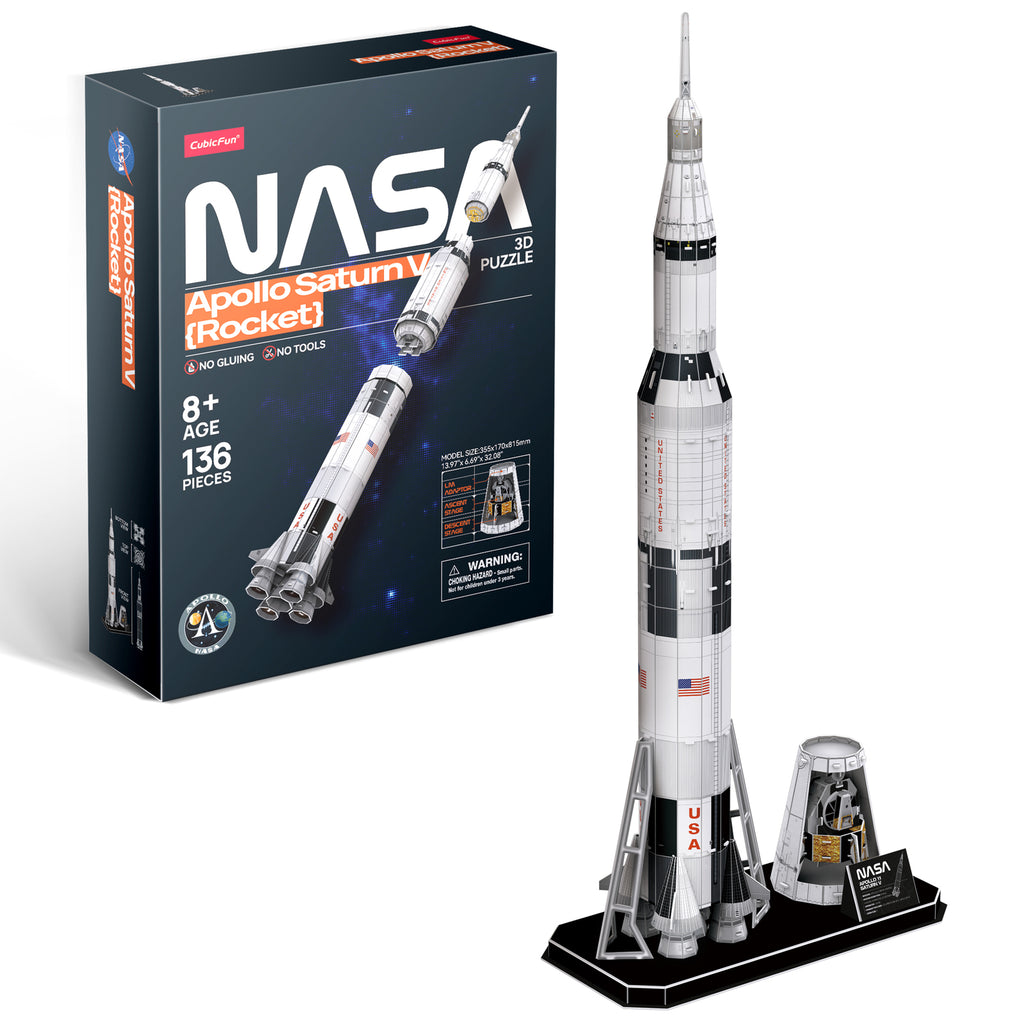 Cubic Fun: 3D NASA - Apollo Saturn V Rocket