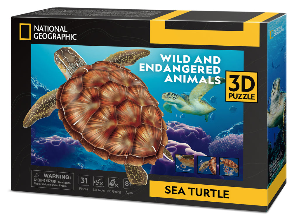 Cubic Fun: 3D National Geographic - Sea Turtle