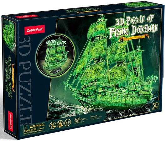 Cubic Fun: 3D Flying Dutchman (Glow in the Dark)