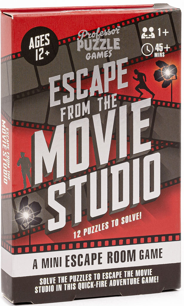 Professor Puzzle Games: Escape from the Movie Studio Card Game