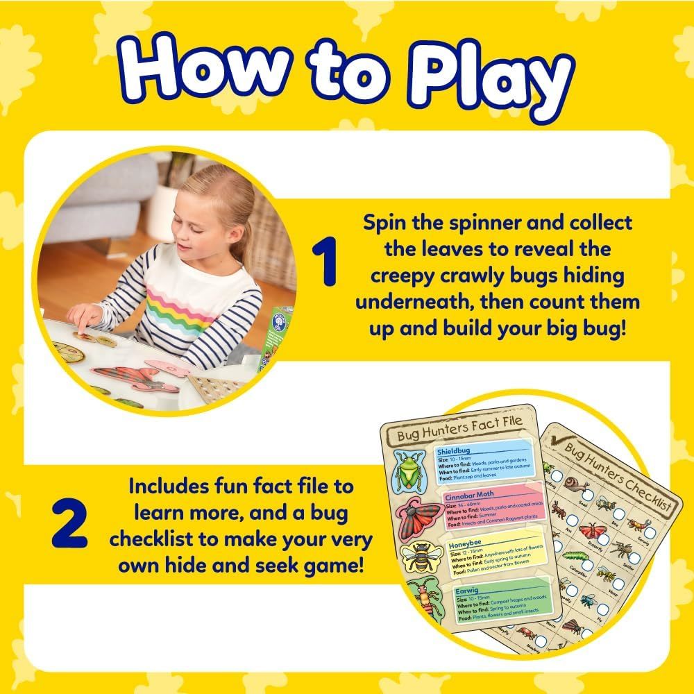 Orchard Toys: Kids Board Game - Bug Hunters