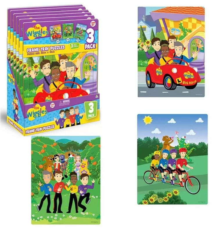 MJM: Wiggles - Frame Tray Puzzles 3-Pack