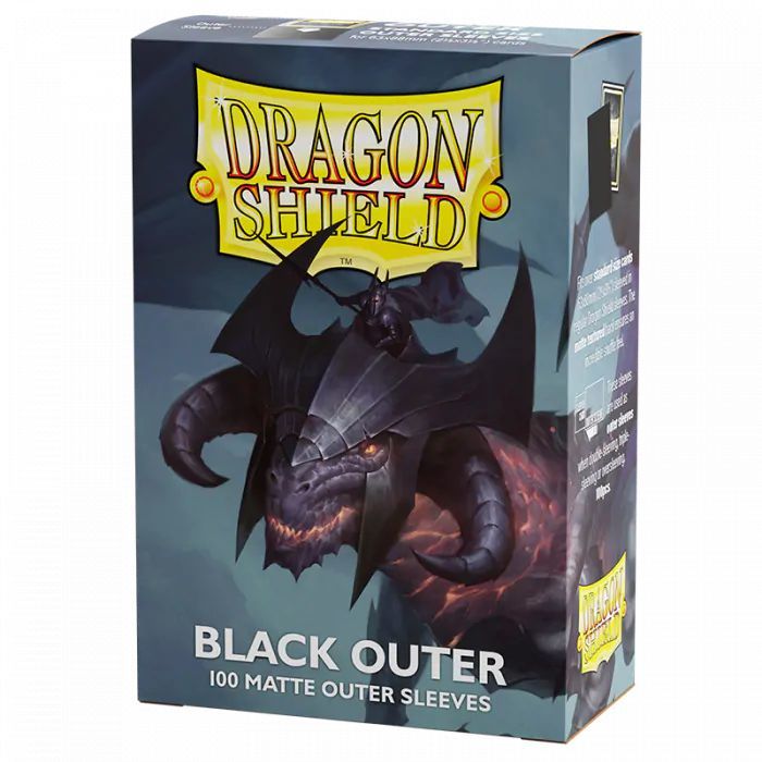 Dragon Shield: Outer Sleeves - Matte Black