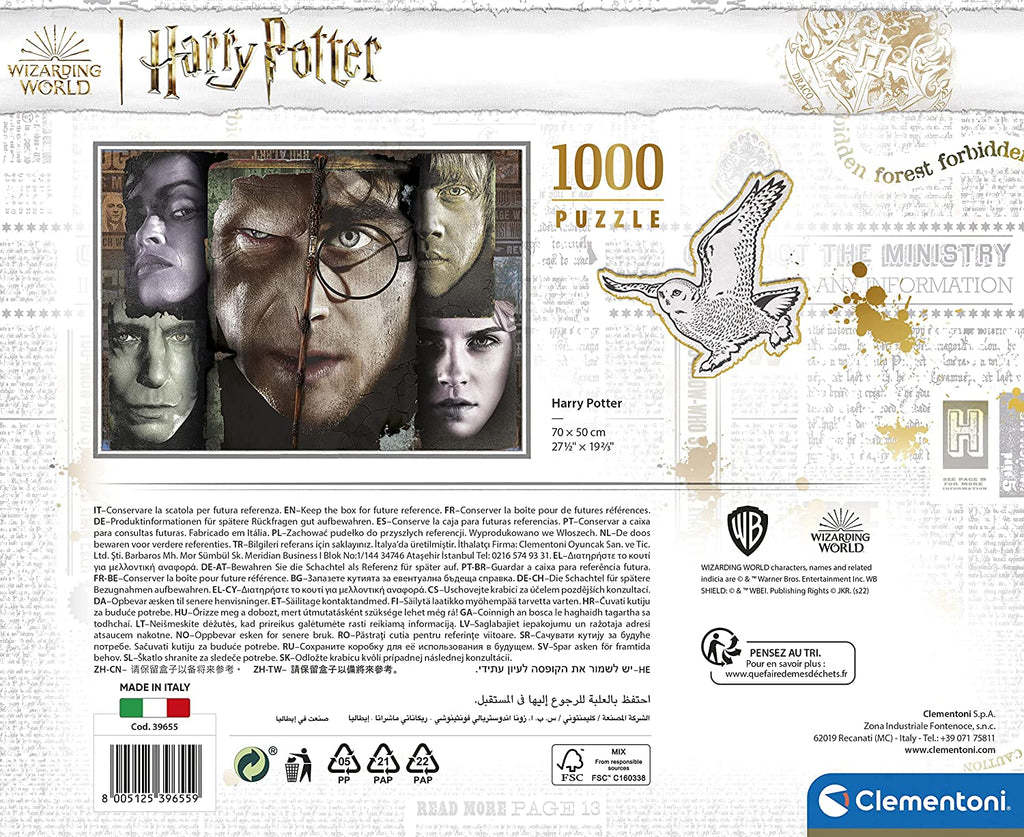 Clementoni: Harry Potter Puzzle (1000pc Jigsaw)