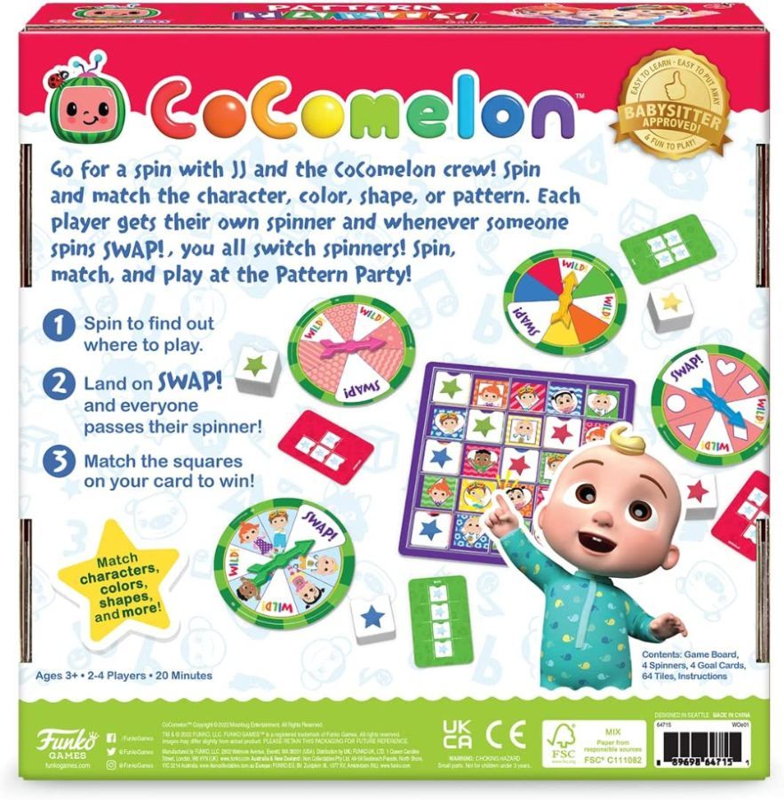 CoComelon - Pattern Party Game