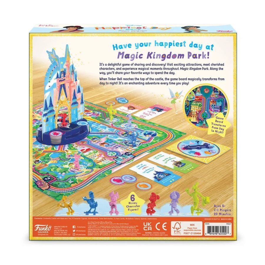 Disney: Happiest Day Magic Kingdom Park Board Game