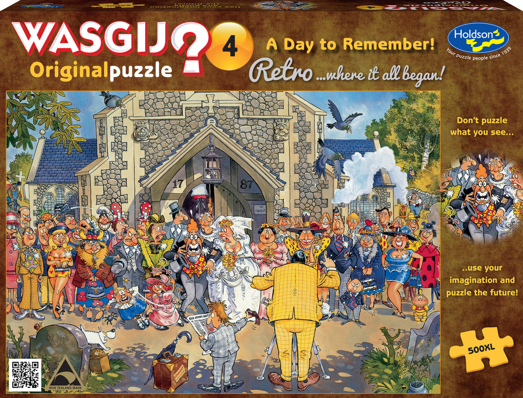 Retro Wasgij? Original #4: A Day to Remember! (500pc Jigsaw)