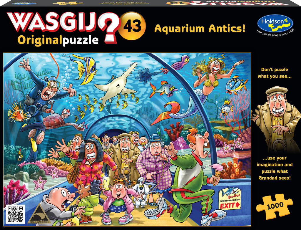 Wasgij? Original #43: Aquarium Antics! (1000pc Jigsaw)