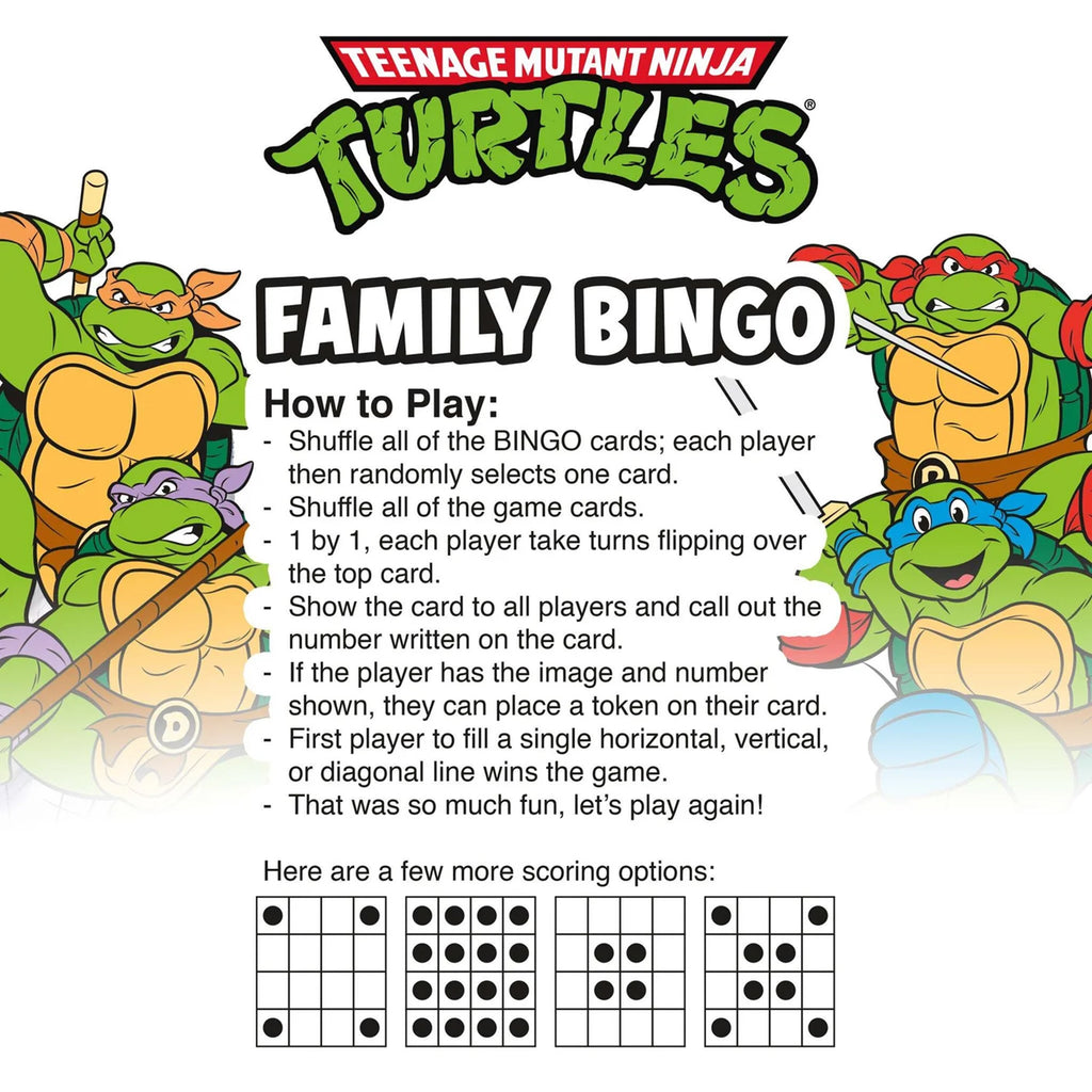 Aquarius: TMNT - Family Bingo