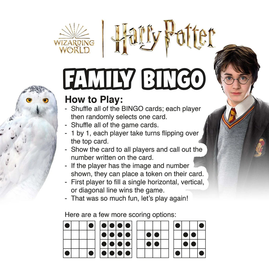 Aquarius: Harry Potter - Family Bingo