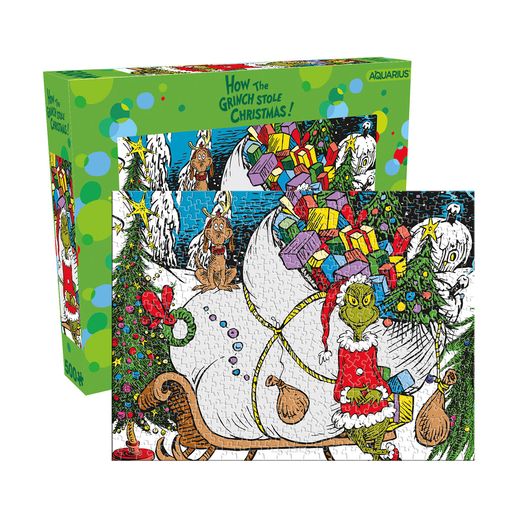 Aquarius: The Grinch - Sleigh (500pc Jigsaw)