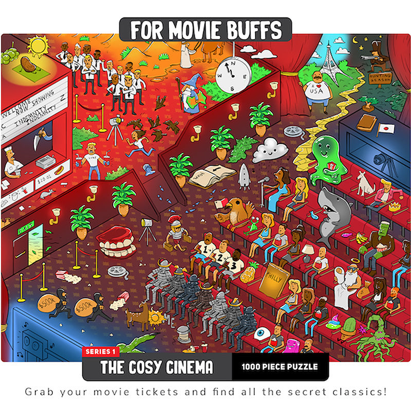 Vizzles: The Cosy Cinema (1000pc Jigsaw)