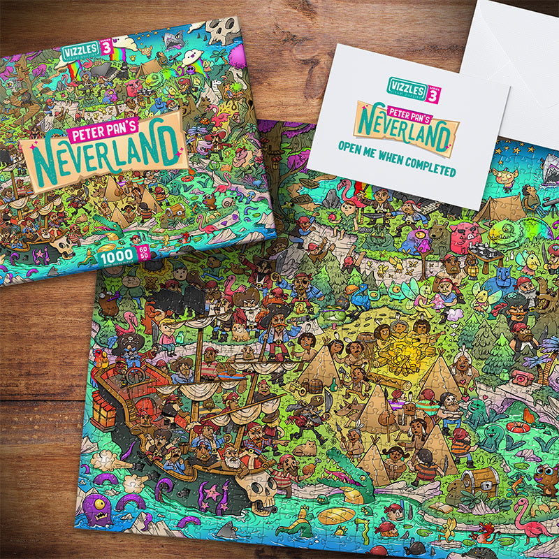 Vizzles: Peter Pan's Neverland (1000pc Jigsaw)