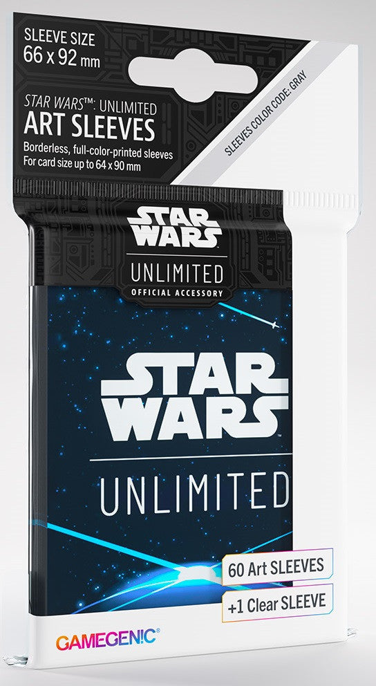 Gamegenic: Star Wars Unlimited - Art Sleeves (Space Blue) - Special Edition