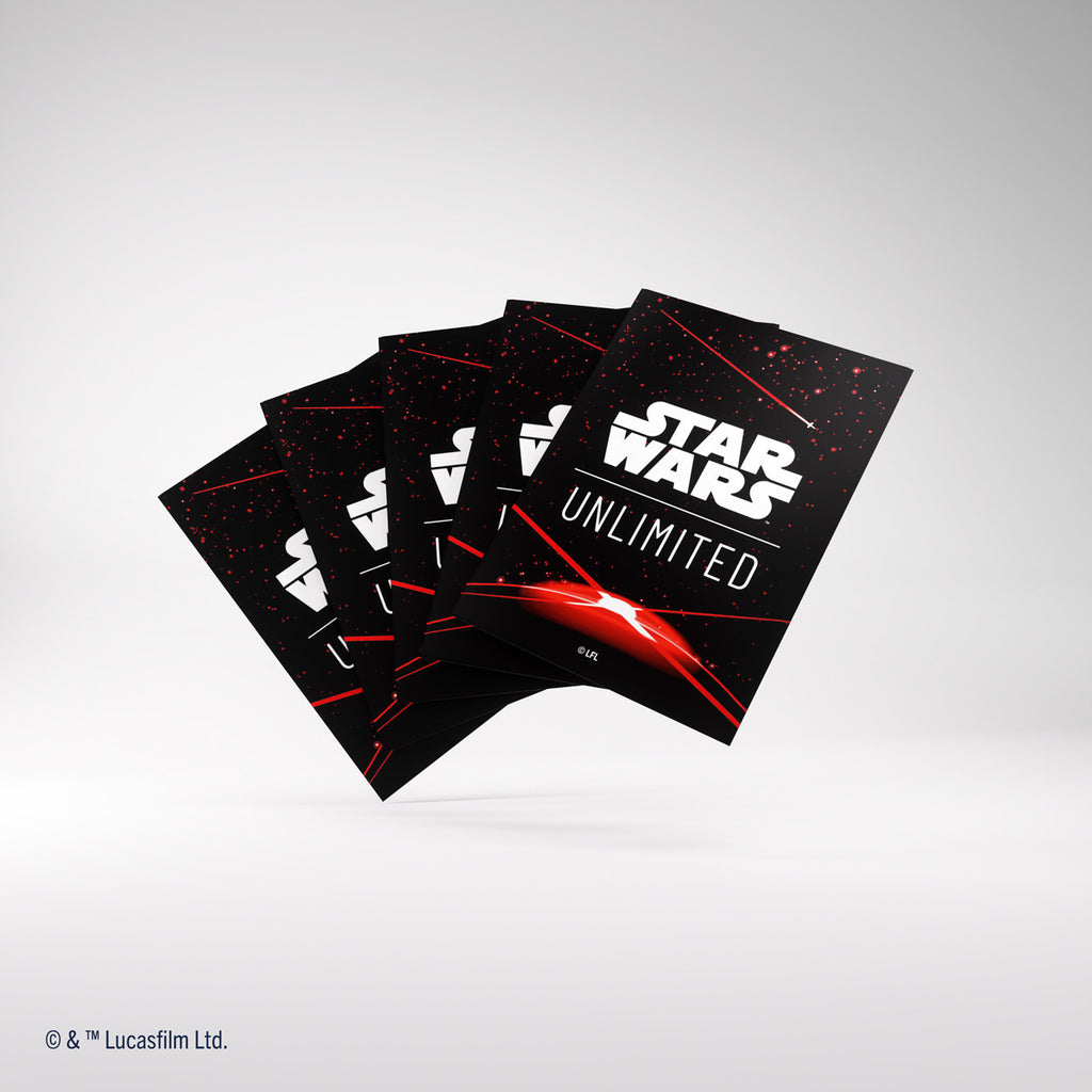 Gamegenic: Star Wars Unlimited - Art Sleeves (Space Red) - Special Edition