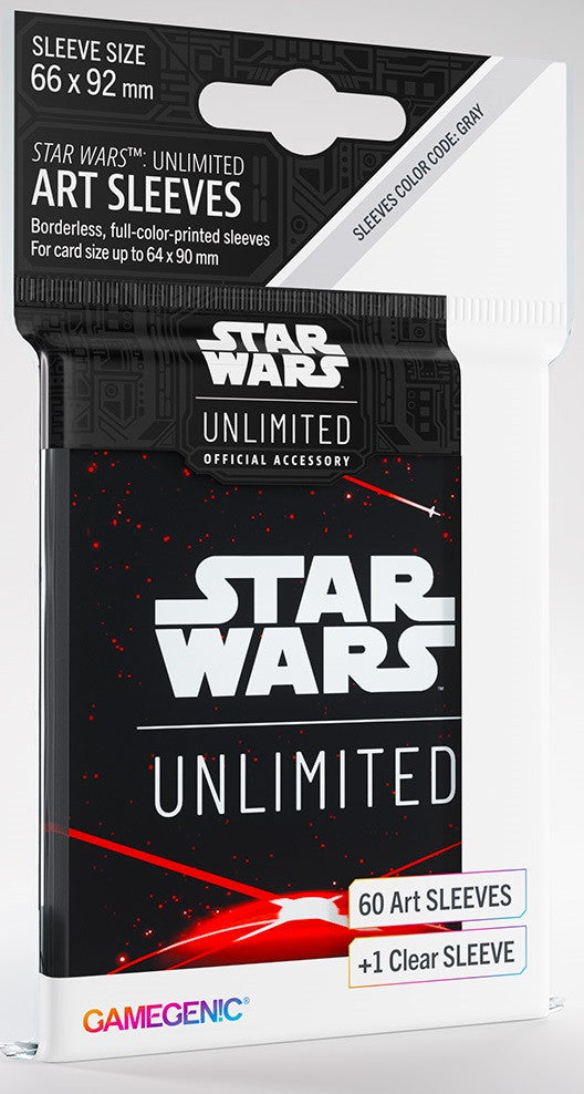 Gamegenic: Star Wars Unlimited - Art Sleeves (Space Red) - Special Edition