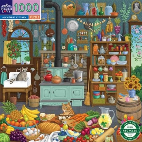 eeBoo: Alchemists Kitchen - Square Puzzle (1000pc Jigsaw)