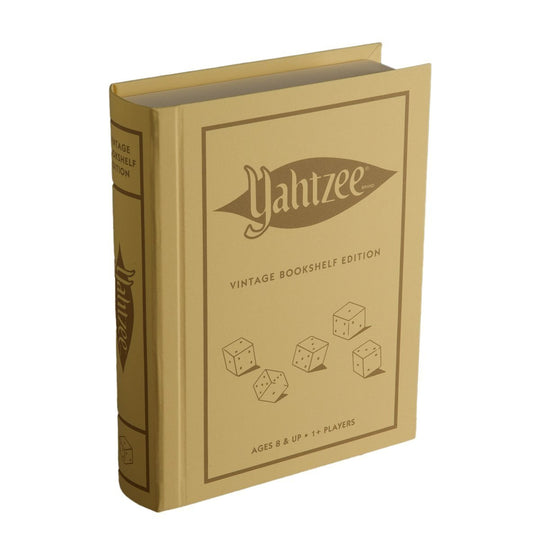 Yahtzee: Classic Game - Vintage Bookshelf Edition