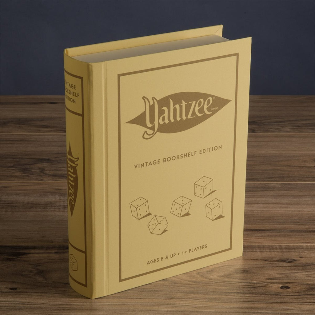 Yahtzee: Classic Game - Vintage Bookshelf Edition
