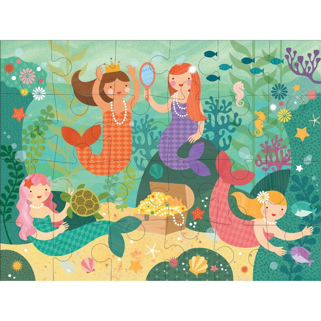 Petit Collage: Mermaid Friends - Floor Puzzle (24pc Jigsaw)