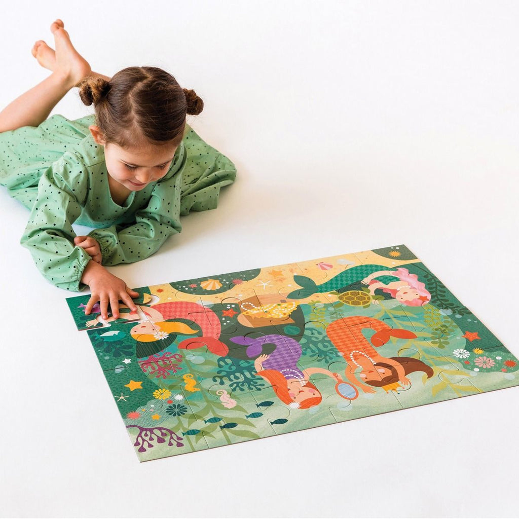 Petit Collage: Mermaid Friends - Floor Puzzle (24pc Jigsaw)