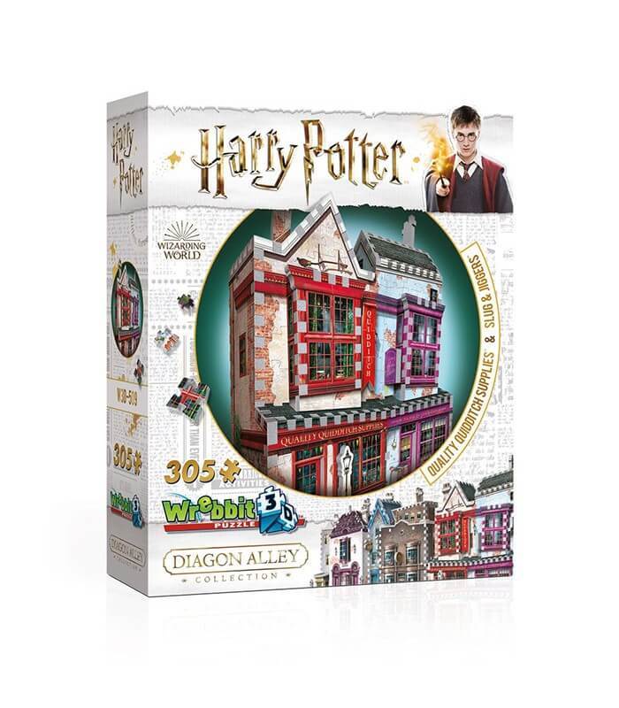 Wrebbit3D: Harry Potter Quidditch, Slug & Jiggers Accessorty Store - 3D Puzzle (305pc Jigsaw)