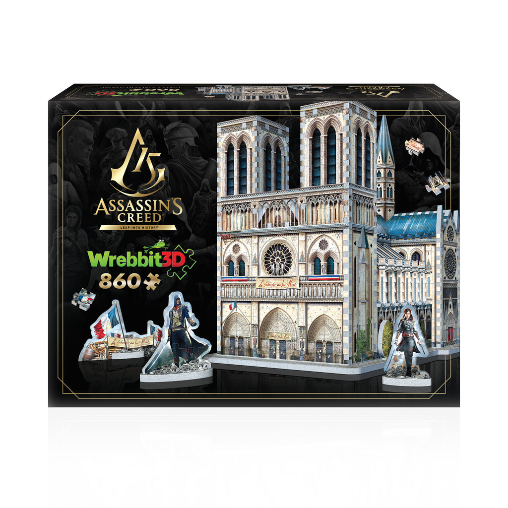 Wrebbit3D: Assassin's Creed Unity Notre Dame - 3D Puzzle (860pc Jigsaw)